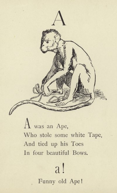 The Letter A by Edward Lear